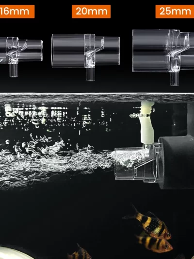 16/20/25mm Acrylic Clear Aquarium Fish Tank Water Pump Filter Water Outlet Nozzle Increasing Oxygen Air Aquarium Accessories