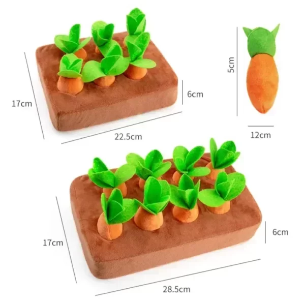 Long-Lasting Carrot Chew Toy for Small to Medium Pets - Interactive Play & Durable Bite Fun! - Image 6
