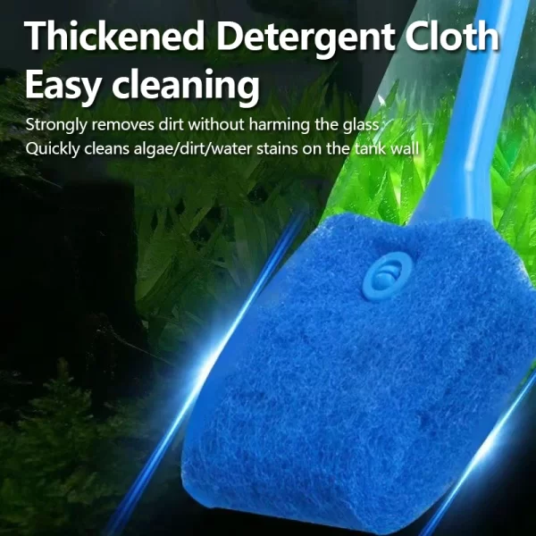 Fish Tank Glass Plant Cleaning Brush Floating Cleaning Window Algae Scraping Sponge Accessories Aquarium Fish Tank Cleaning tool - Image 3