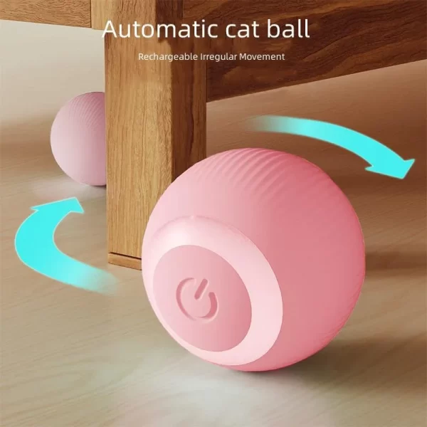 Smart Cat Toys Automatic Rolling Ball Interactive For Cats Training Self-moving Kitten Toys Electric Cat Toys Pet Accessories - Image 2