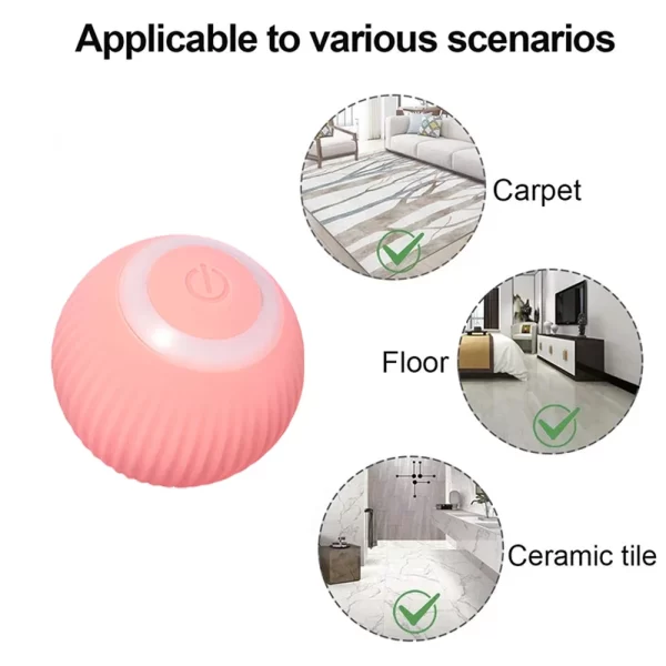Smart Cat Toys Automatic Rolling Ball Interactive For Cats Training Self-moving Kitten Toys Electric Cat Toys Pet Accessories - Image 11