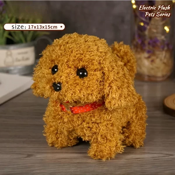 Realistic Plush Simulation Smart Dog Called Walking Plush Toy Electric Plush Robot Dog Toddler Toy Christmas GiftElectric Pet Pu - Image 7