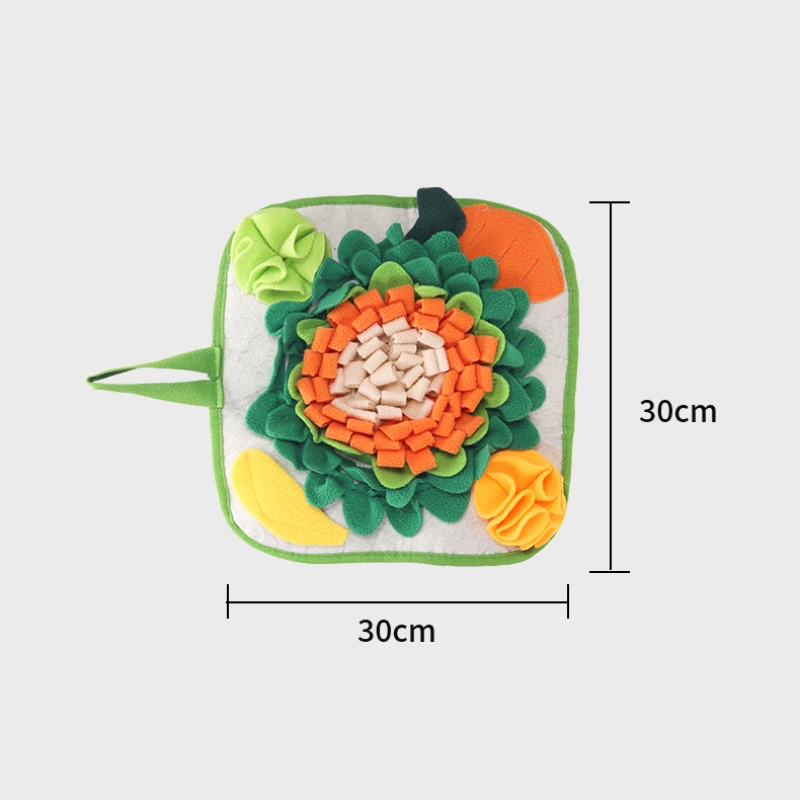 Pet Sniffing Mat Rabbit Feeding Mat Hamster Sniffing Training Toy Foraging Blanket Emotional Relief Slow Eating Pad - Image 6