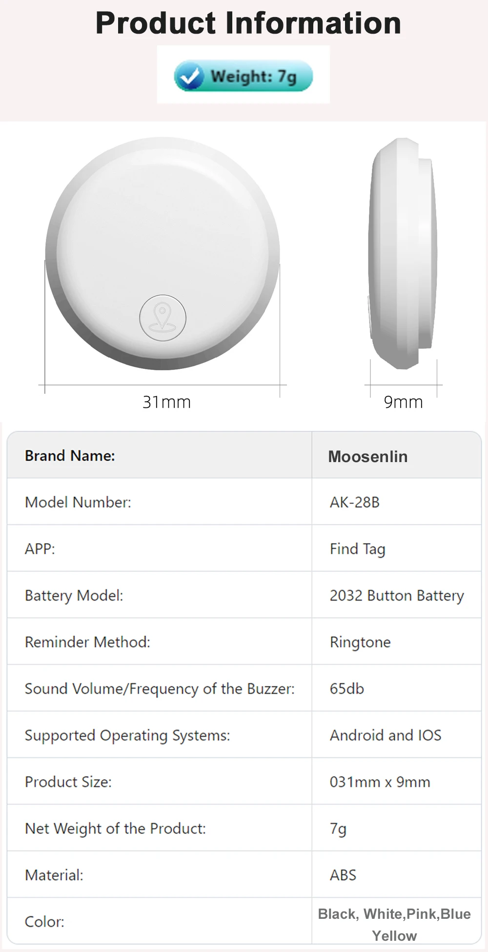 XIAOMI Mini Tracker GPS Device Reminder for Pets Bag Wallet Bluetooth Portable Finder Smart Anti-Lost Air Tag Tracking Locator - Image 16