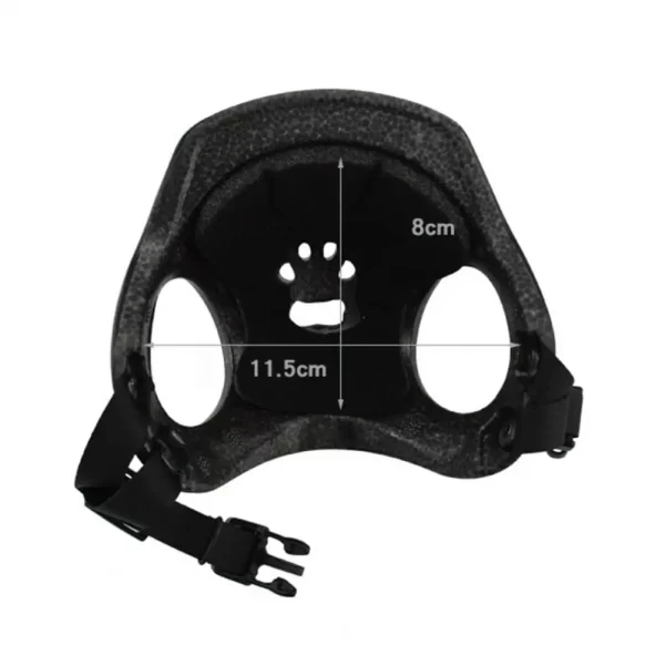 Pet Helmet with Ear Holes Dog Safety Hat Windproof Adjustable Puppy Motorcycle Helmet for Outdoor Riding Hiking Cycling - Image 5