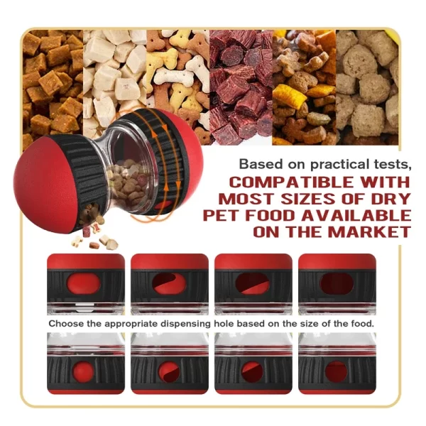 Dog Toys Increase Intelligence Elliptical Track Rolling Ball Leaky Food Develop Good Habits Sturdy Durable Interactive Pet Toys - Image 3