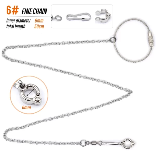 Parrot Leg Ring Ankle Foot Chain Bird Ring Outdoor Flying Training Activity Opening Stand Accessories for Small Bird  Supplies - Image 10