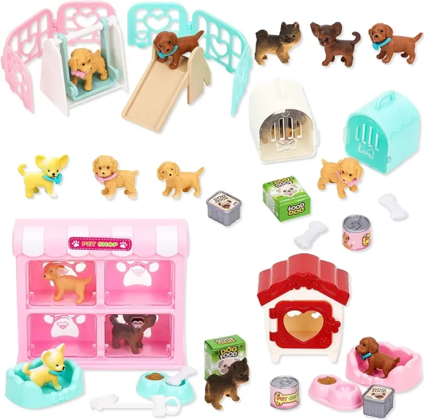 Children's Cat Toys Pretend Toys Cat Character Toy Set Children's Toys Interactive Cat Role Playing Realistic Cat Care Center - Image 7