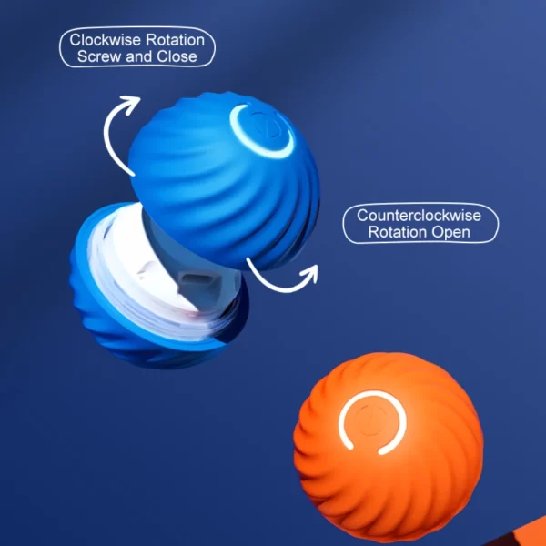 Smart Dog Toys Intelligent Gravity Jump Ball Rechargeable Bite-Resistant Rolling Ball Cat And Dog Chase Interactive Pet Toys - Image 4