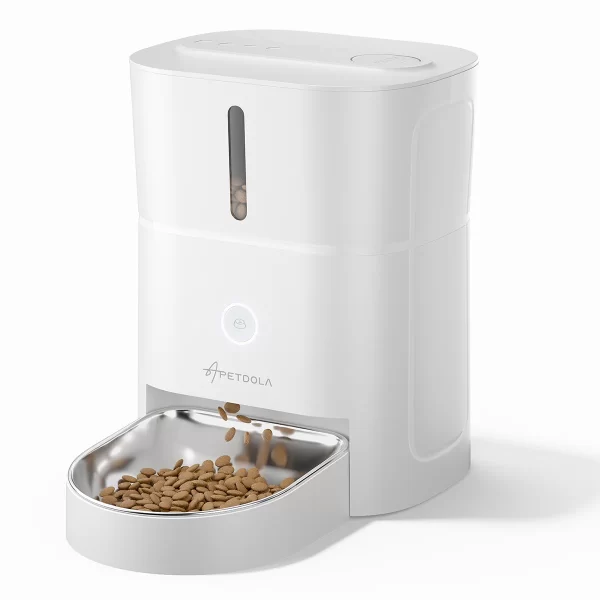 APETDOLA Automatic Cat Feeder Pet Smart Cat Food Dispenser Remote Control WiFi Button Timed Feeders For Cats Dog Accessories - Image 7