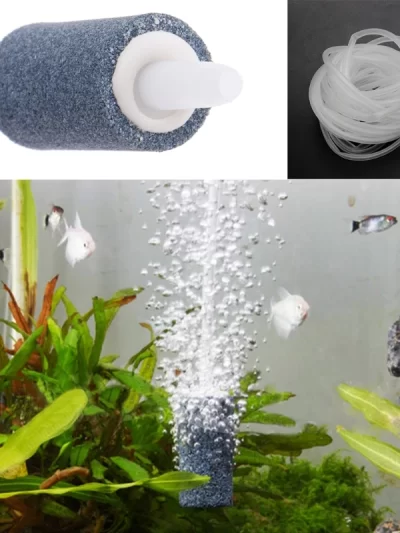 Air Bubble Stone Aquarium Fish Tank Aerator Pump Hydroponics Oxygen Diffuser Hot