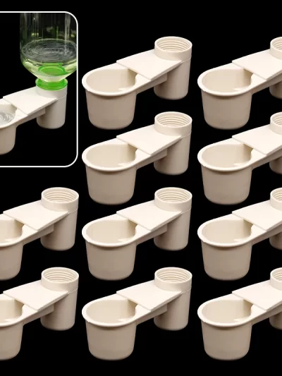 5/10/20Pcs Bird Feeder Water Bottle Drinker Cup for Pigeon Bird Accessories кормушка для перепелов bebedero aves