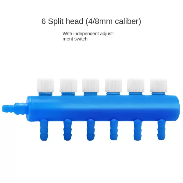 4/8MM interface aquarium fish tank aeration pump accessories air diverter independent adjustment - Image 10