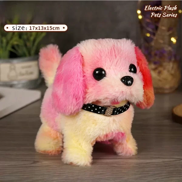 Realistic Plush Simulation Smart Dog Called Walking Plush Toy Electric Plush Robot Dog Toddler Toy Christmas GiftElectric Pet Pu - Image 13