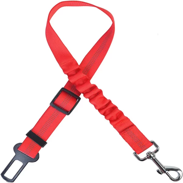 Pet supplies, car seat belts, dog leashes, retractable cushioning, elastic reflective safety ropes, dog leashes - Image 8