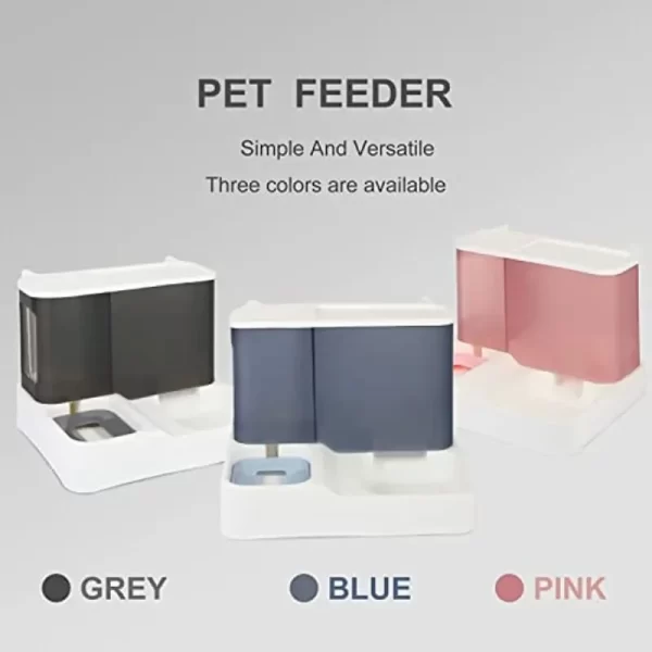 2-in-1 Automatic Pet Gravity Feeder: Keep Your Cat & Dog Fed & Hydrated! - Image 2
