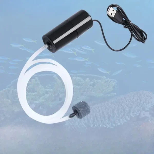 Aquarium Oxygen Air Pump USB Small Oxygenator for Fish Tank Silent Air Compressor Mini Aerator Portable Fish Tank Accessories - Image 13
