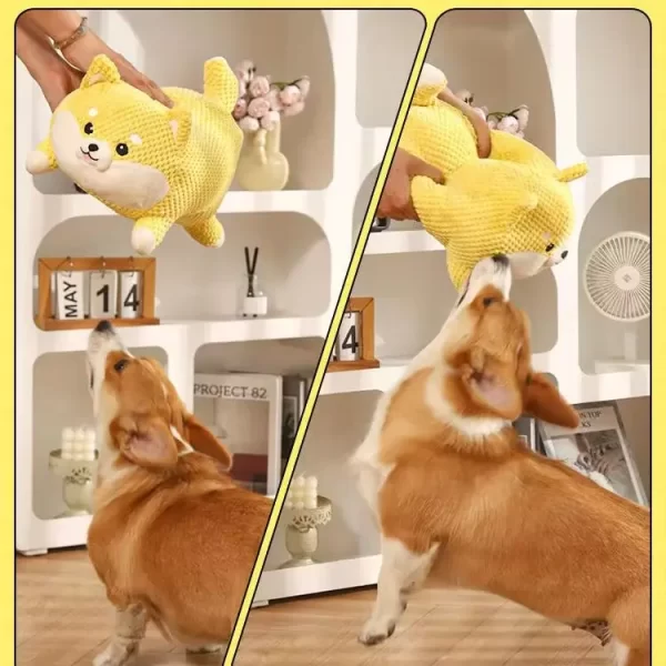 HOOPET Dog Cat Chew Toys Pig Puppy Squeaky Toy Interactive Dog Chew Toys Plush Stuffing Pet Accessories Dog Supplies - Image 4
