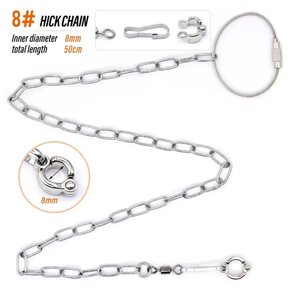 Bird Parrot Foot Chain Stainless Steel Ankle Foot Ring Stand Chain Outdoor Flying Training Starling  Pigeon  Bird Accessories - Image 10