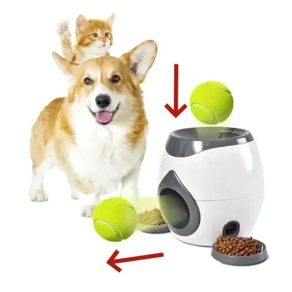 Smart Dog Training Machine with Snack Reward System - Auto Ball Launcher for Mental Stimulation - Image 2