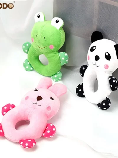 YUDODO Stuffe Cartoon Panda Frog Rabbit Dog Soft Plush Pet Chew Toy For Small Dog Teddy Chihuahua Puppy Cat Interactive Toys