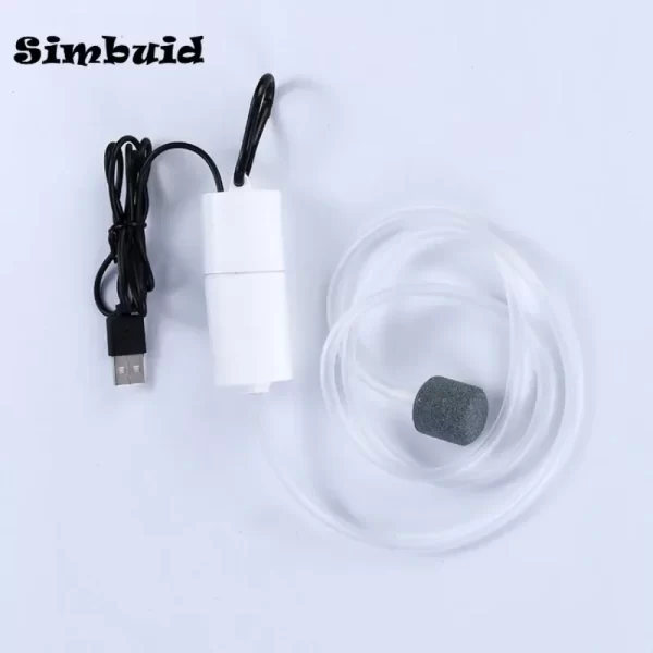 Aquarium Oxygen Air Pump USB Small Oxygenator for Fish Tank Silent Air Compressor Mini Aerator Portable Fish Tank Accessories - Image 5