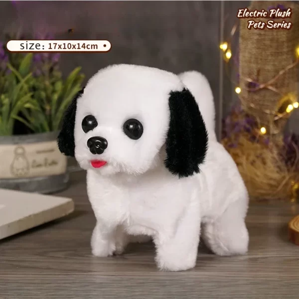 Realistic Plush Simulation Smart Dog Called Walking Plush Toy Electric Plush Robot Dog Toddler Toy Christmas GiftElectric Pet Pu - Image 15