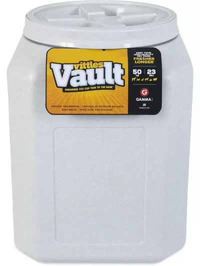 Vittles Vault Pet Food Storage Containers - Sealed Dog and Cat Food Storage Container, Fits up to 50lbs, Made in the USA