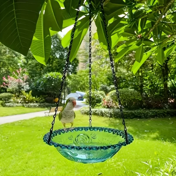 Hanging bird baths and feeders, outdoor bird food trays, bird food racks, garden decorative bird food racks - Image 3