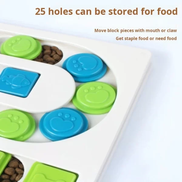 Dog Puzzle Toys Slow Feeder Interactive Increase Puppy IQ Food Dispenser Slowly Eating NonSlip Bowl Pet Cat Dogs Training Game - Image 2