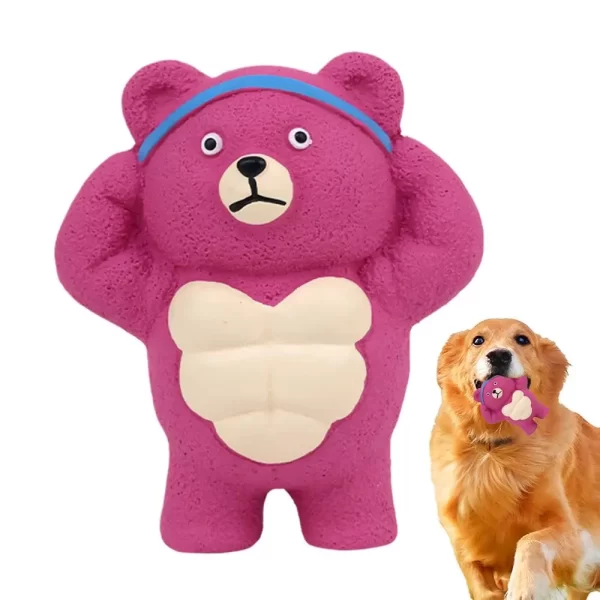 Chew Toys For Dogs Funny Animal Latex Squeaky Toys Chew Toys Dog Toy Panda Soft Interactive Pet Supplies For Large Dogs & Medium - Image 3
