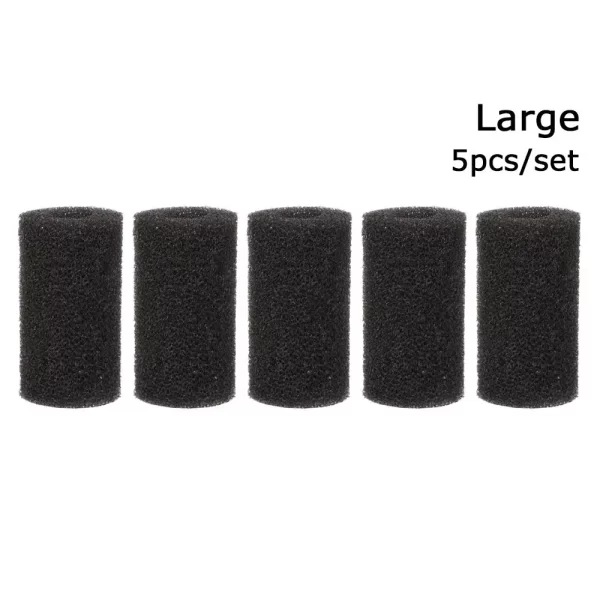 5 Pcs/set Aquarium Biochemical Filter Sponge Fish Tank Inlet Water Pre-Filter Sponge Cartridge Replacement Filter - Image 7
