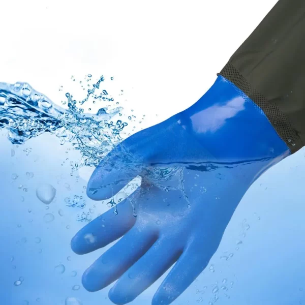 1 Pair of Fish Tank Gloves Protective Gloves Lengthened Gloves Waterproof Gloves Longer gloves for changing water in aquarium - Image 2
