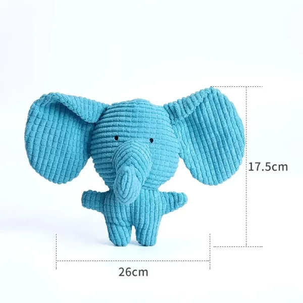 Pet Dog Cat Cute Plush Toys Squeak Pet Cow Rabbit Animal Plush Toy Dog Chew Squeaky Whistling Involved Squirrel Dog Toys - Image 13