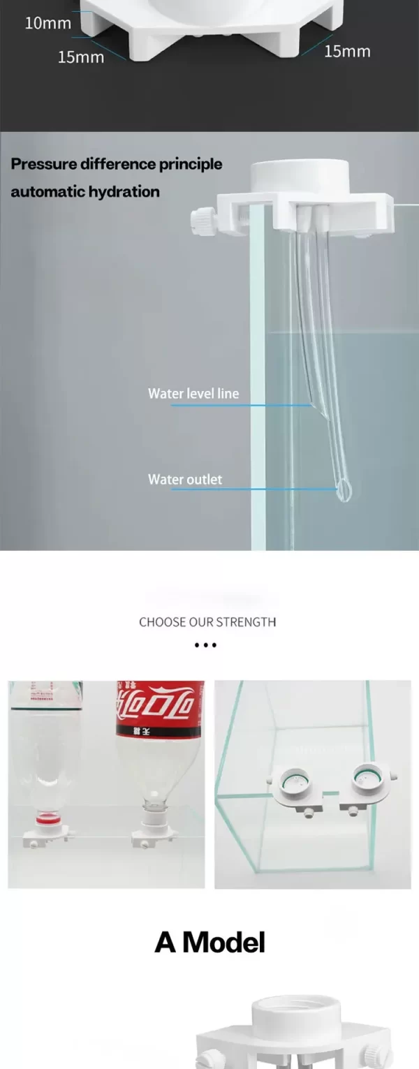Aquarium Automatic Water Replenishing Device Tools Adjustment Top Water Level Fish Tanks Wall Mounted Adjustment Tool - Image 9