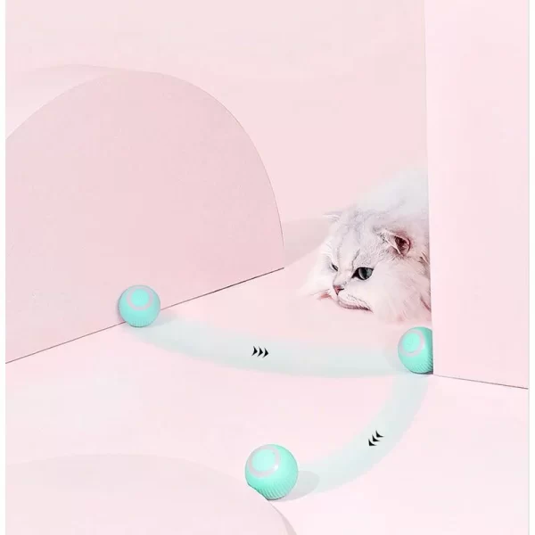 Smart Cat Toys Automatic Rolling Ball Interactive For Cats Training Self-moving Kitten Toys Electric Cat Toys Pet Accessories - Image 4