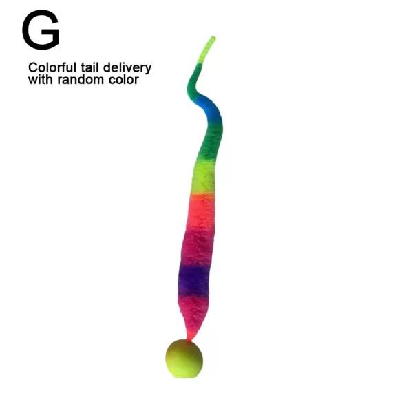 Cat Interactive Toys Tickle Cat Colorful Bouncing Ball Pet Supplies Puzzle Teasing Indoor Cat Worm Caterpillar Elastic Toy - Image 7