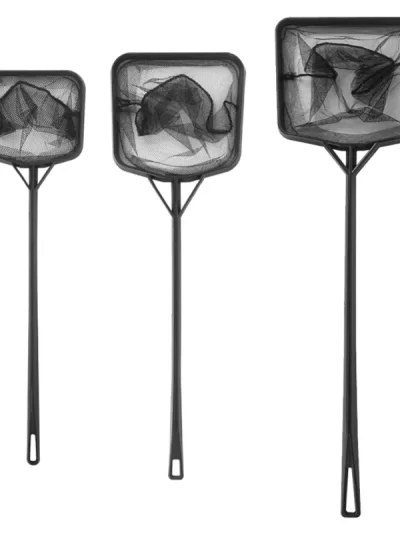 Mutliple Type Portable Fishing Net with Long Handle Fish Tanks Landing Net Tool