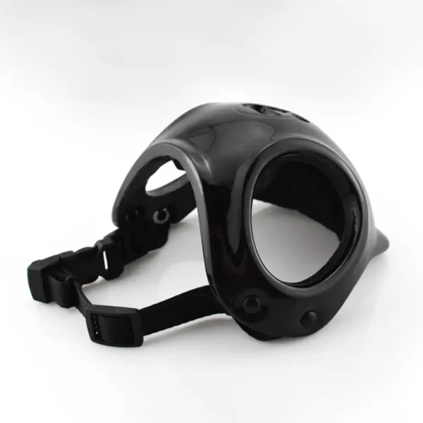 Pet Helmet with Ear Holes Dog Safety Hat Windproof Adjustable Puppy Motorcycle Helmet for Outdoor Riding Hiking Cycling - Image 2