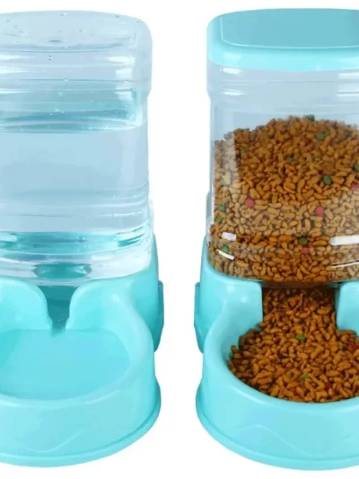 3.8L PP material Water Fountain Drink Bowl Automatic Pet Feeder Large Cat Dog Food Dispenser