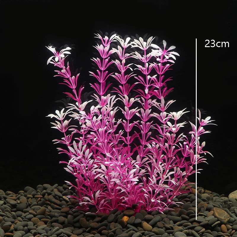Aquarium Simulation Plant Aquatic Fish Tank Plants Plastic Artificial Water Grass Fish Tank Decoration Accessories - Image 11