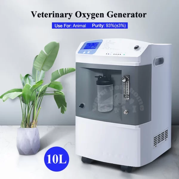 Veterinary Oxygen Machine 10L Pet Hospital Equipment High Flow Oxygen Generator Vet Machine