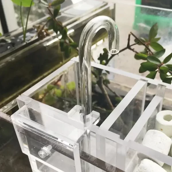 Fish Tank External Filter Box Acrylic Filters 3 In 1 Dry and Wet Separation Small Silent External Suspend Aquariums Drip Box - Image 6