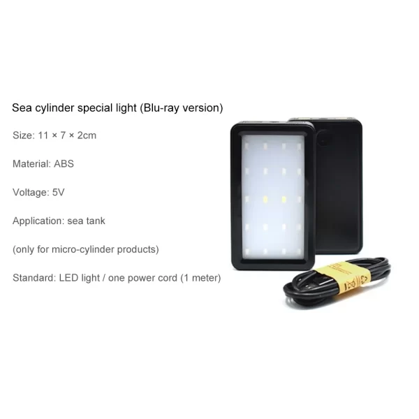1.5L Mini Betta Fish Tank Aquarium Desktop Decorations Marine Aquaponic Fishes Bowl With Water Fliter USB Air Pump LED Light - Image 9