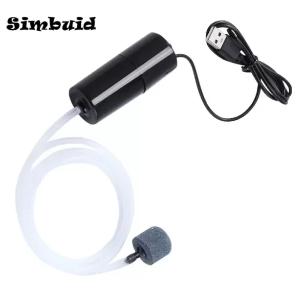 Aquarium Oxygen Air Pump USB Small Oxygenator for Fish Tank Silent Air Compressor Mini Aerator Portable Fish Tank Accessories - Image 3