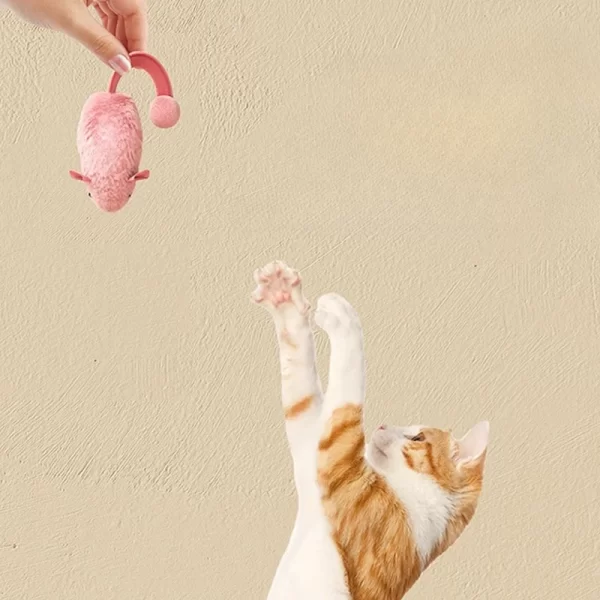 Interactive Plush Mouse Cat Toys Simulation Mice Kitten Self-Playing Plush Toys Indoor Pet Cats Chew Toy - Image 9