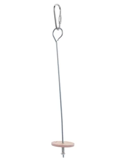 2025 New Bird Toy Skewer Fruit Spear Hanging Holder Pet Parrot Parakeet Small Animal Stainless Steel Parrot Toy Fork