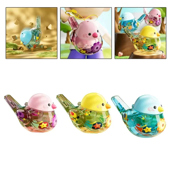 Bird Water Whistle ABS Material Colorful Bird Water Whistle Pipe Bird Pipe Funny Toy For Kids Birthdays Gifts Accessories - Image 6