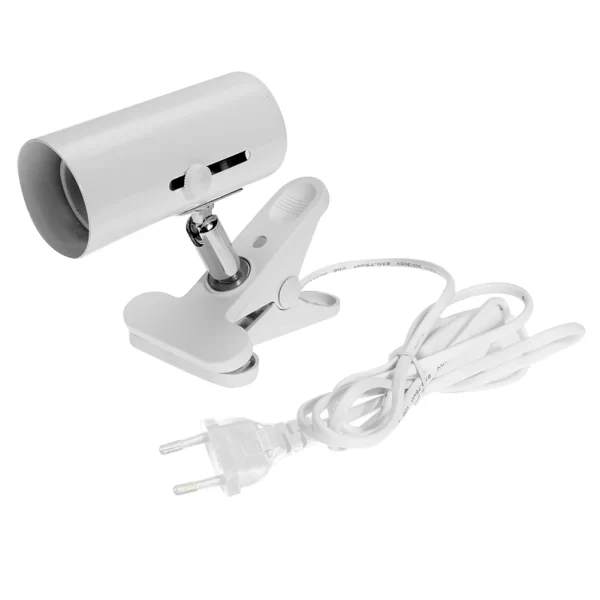 E27 Heating Reptile Lamp Holder UVA UVB Clip-on Bulb Cover for Pet Light Tortoise Ceramic Heater Lamp Holder with Switch Clip - Image 10