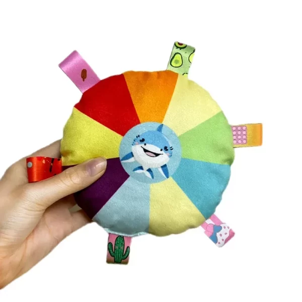 Funny Rainbow Plush Flying Saucer Dog Toys Outdoor Interactive Training Games Chew Toy Pets Flying Discs Toys Dog Accessories - Image 11